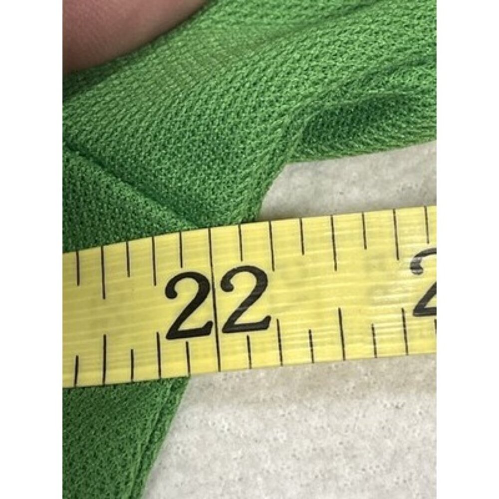 Men’s Size XL Sugoi Cycling Jersey Shirt Solid Green 1/4 Zip Back Pocket - Picture 10 of 11